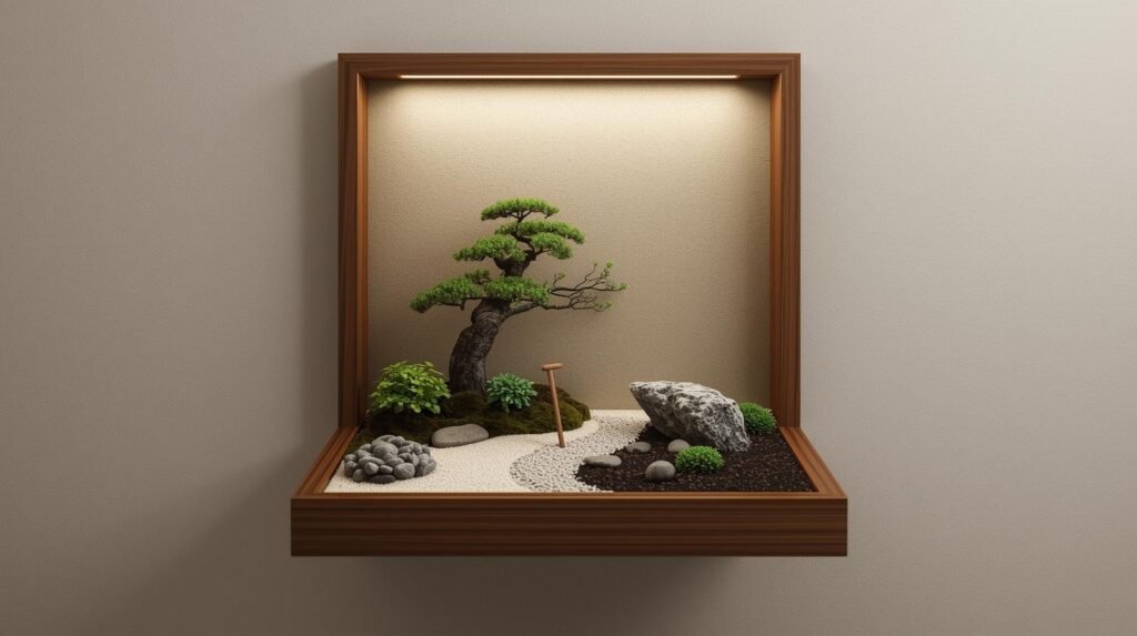 Wall-Mounted Zen Gardens (Vertical)