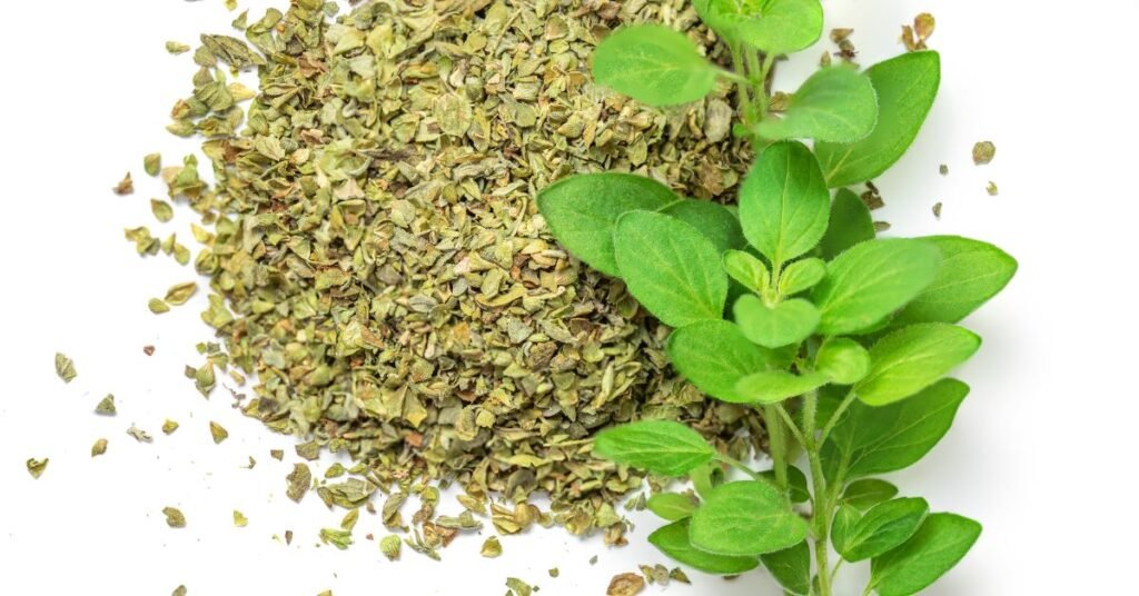 handful dried basil