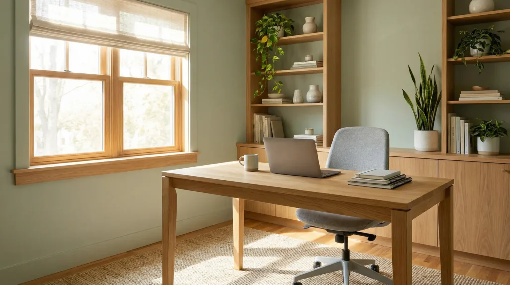 Feng Shui Colors for Home Offices - soft greens